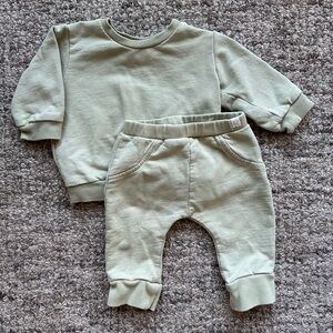Mori / Kind Organic Cotton Sweater & Joggers Outfit / 3-6 Months
